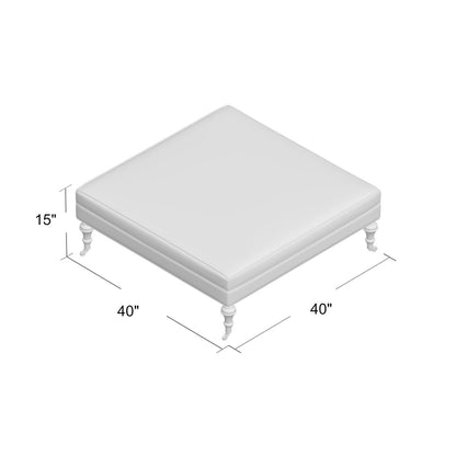 Geneva Square Ottoman