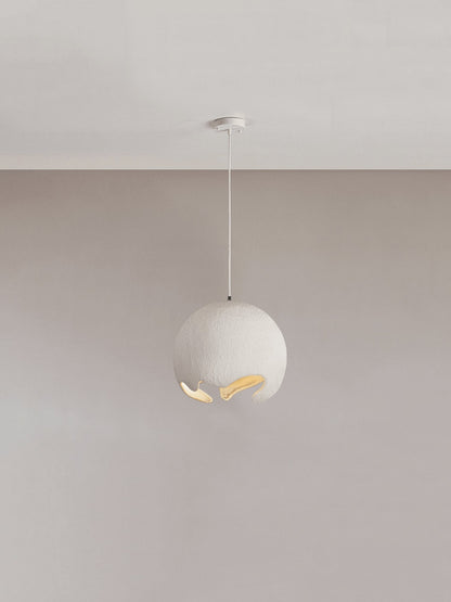 Geometric Resin Pendant Light
