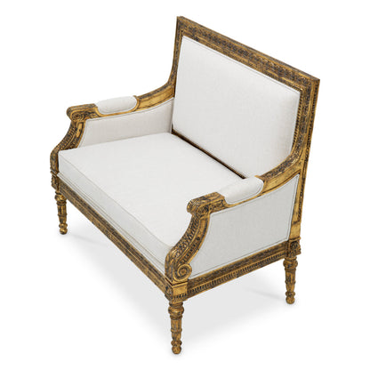 Georges Jacob Chair And A Half Chair with Ottoman