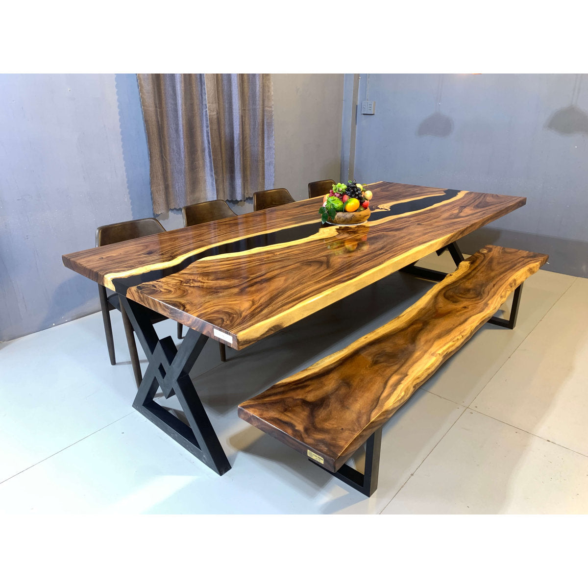 Geriene Solid Wood Dining Table
