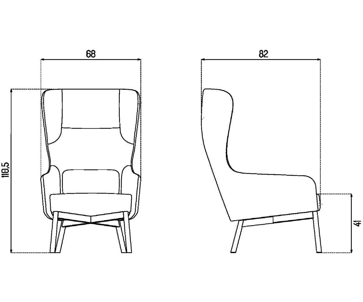 Gesja Wingback Chair