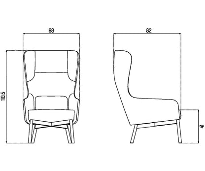 Gesja Wingback Chair