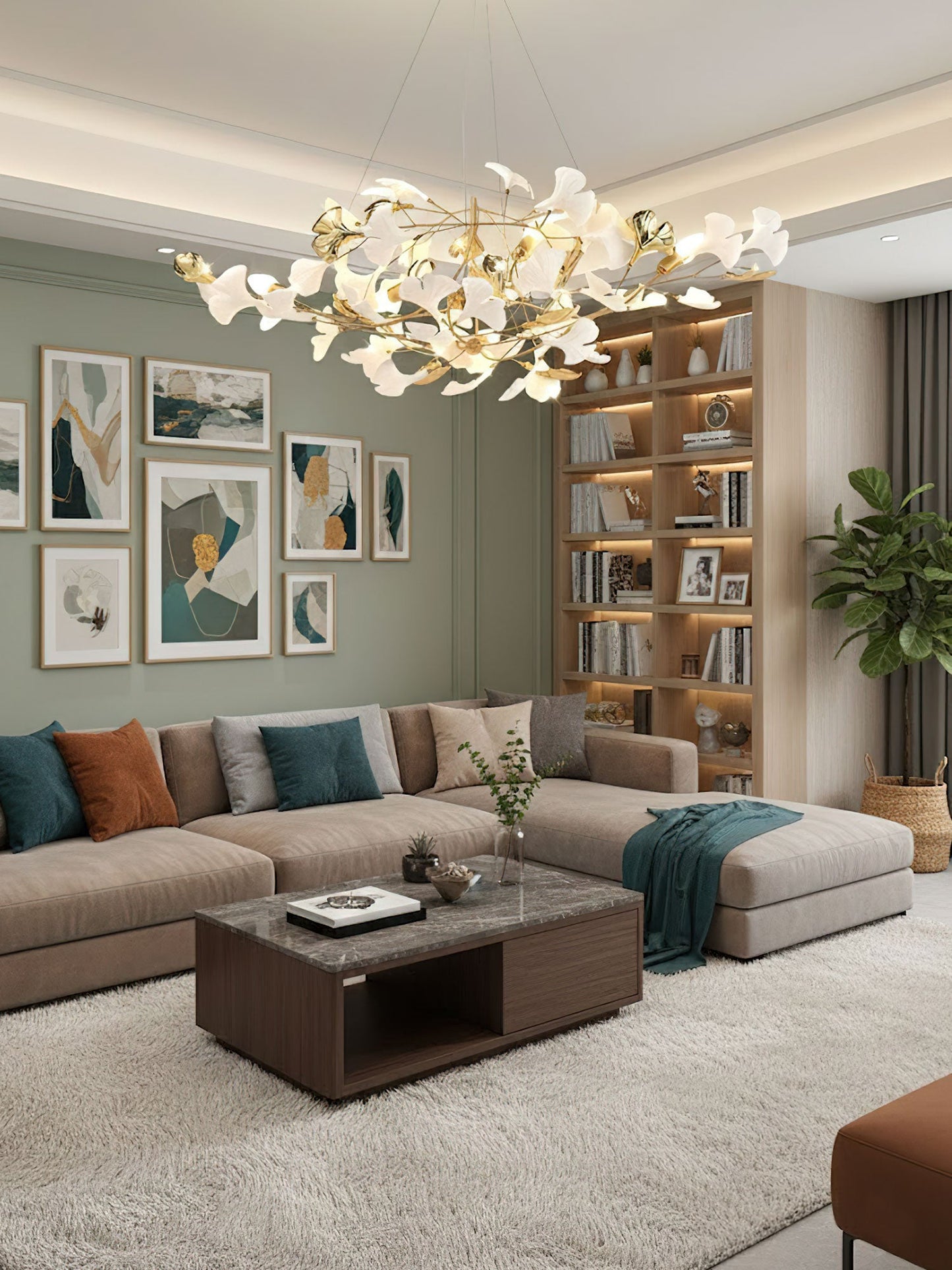 Gingko Chandelier S