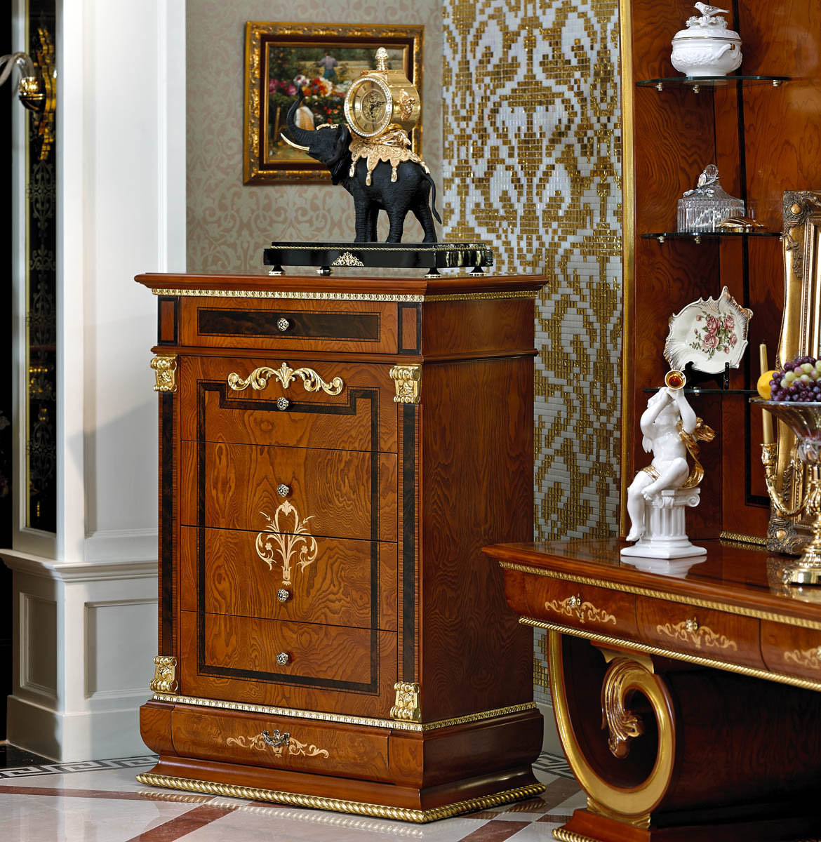 Giorno Solid Wood Accent Chest