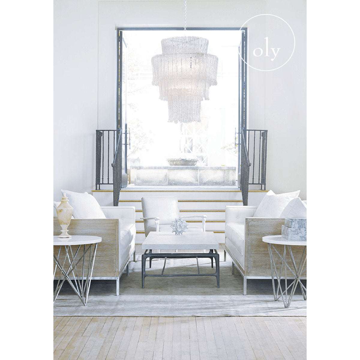 Gisele 4-Light Tiered Chandelier