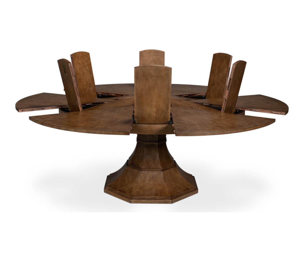 Giselle Round Solid Oak Dining Table