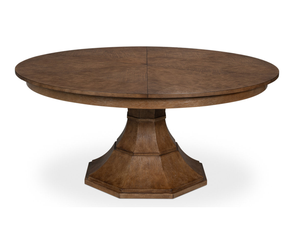 Giselle Round Solid Oak Dining Table