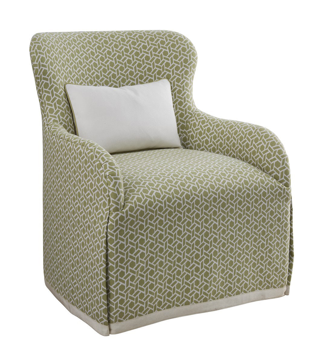 Giselle Swivel Armchair Chair with Ottoman
