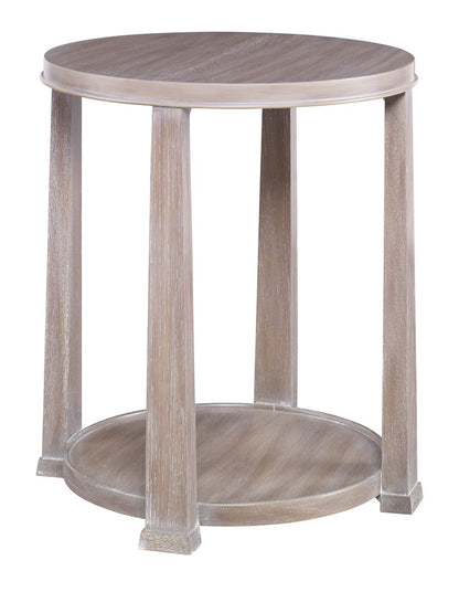 Glam Solid Wood End Table