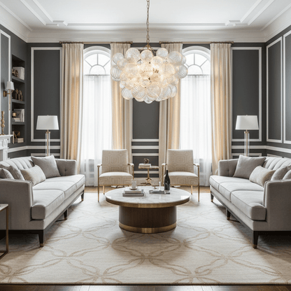 Glass Ball Bubbles Chandelier
