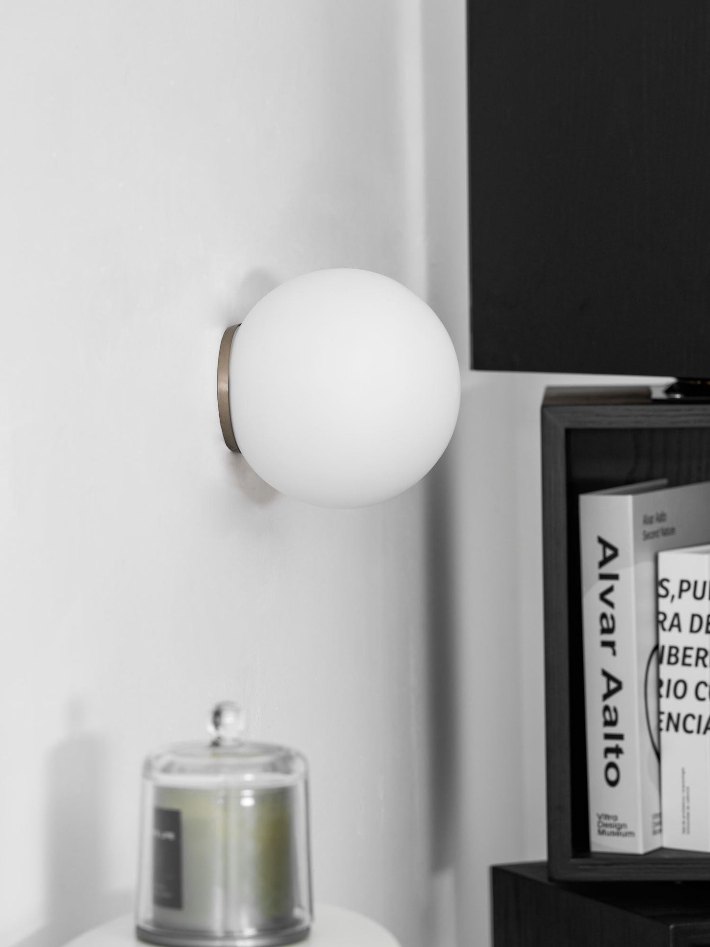 Glass Mini Orb Wall Lamp