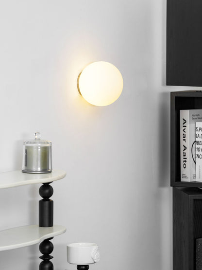 Glass Mini Orb Wall Lamp