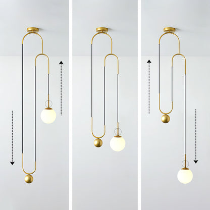 Glass Ball Pendant Lamp