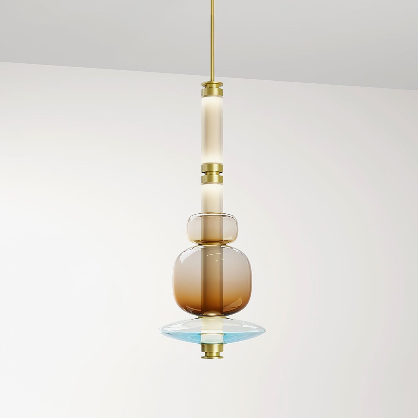 Glass Bead Linear Pendant Light
