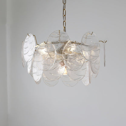 Glass Disc Chandelier