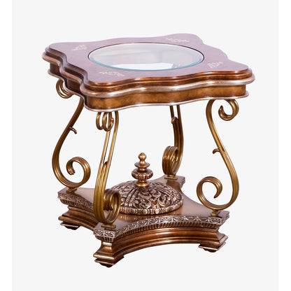 Glass End Table