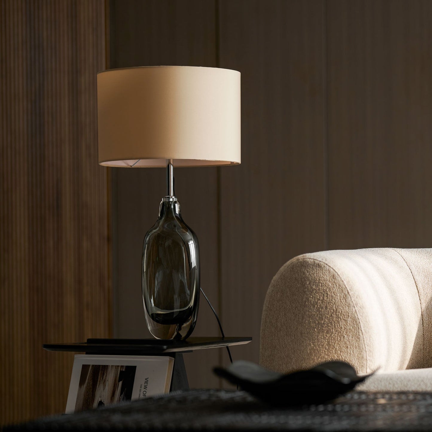 Glazed Crystal Table Lamp