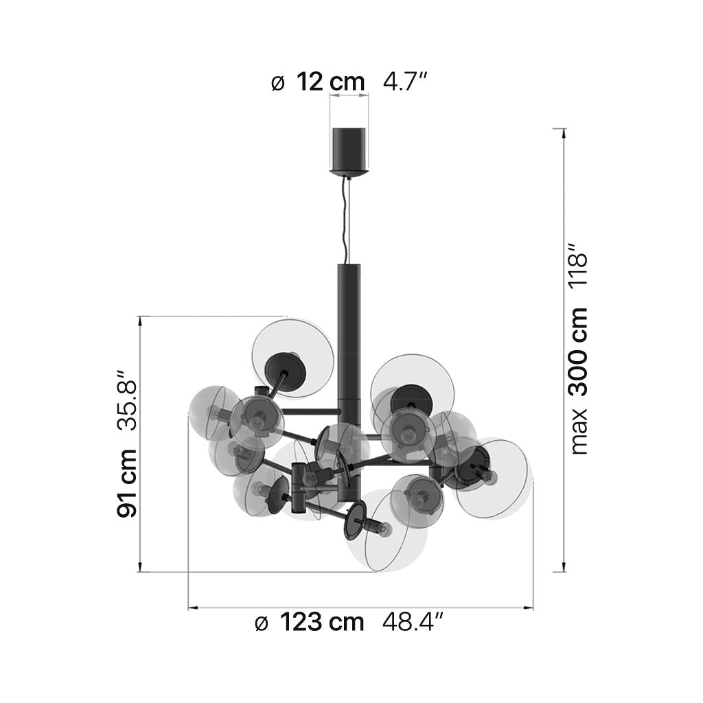 Global 16 - Light Chandelier