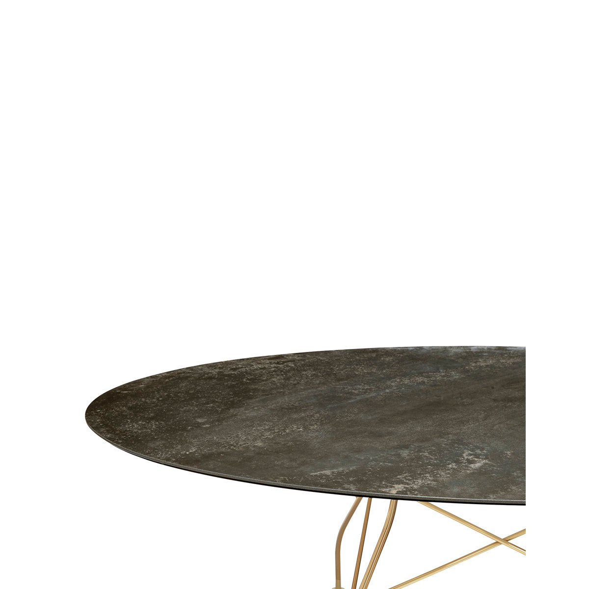 Glossy Oval Dining Table