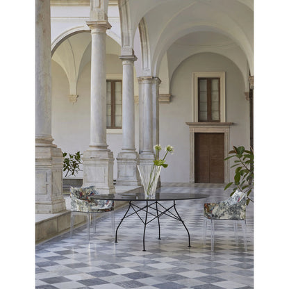 Glossy Oval Dining Table