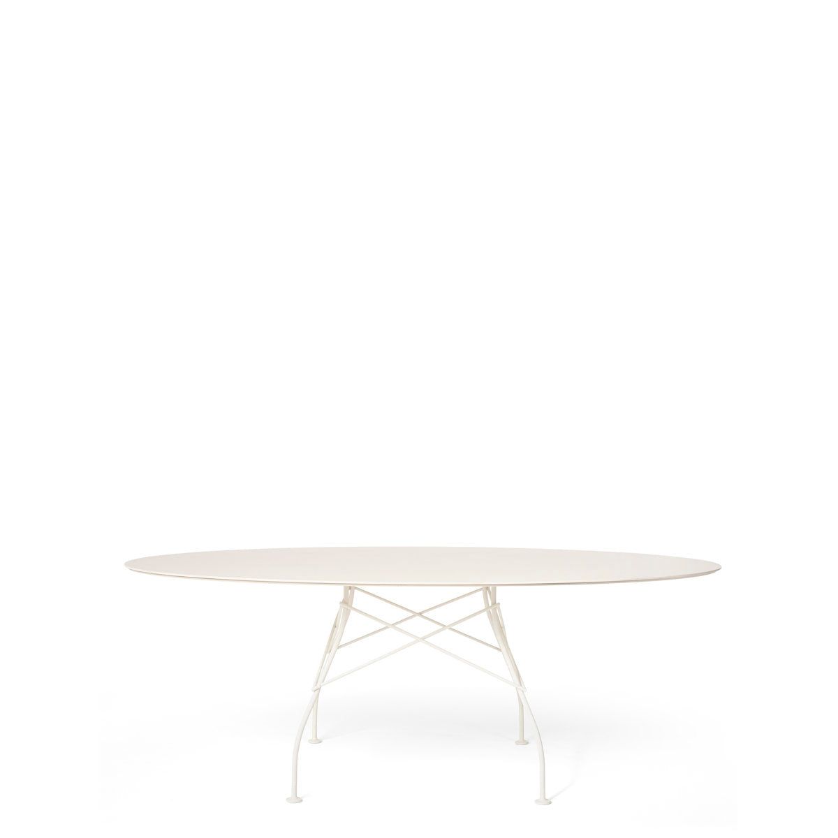 Glossy Oval Dining Table