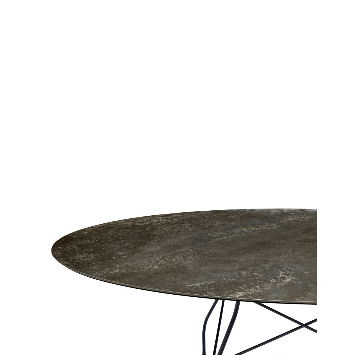 Glossy Oval Dining Table