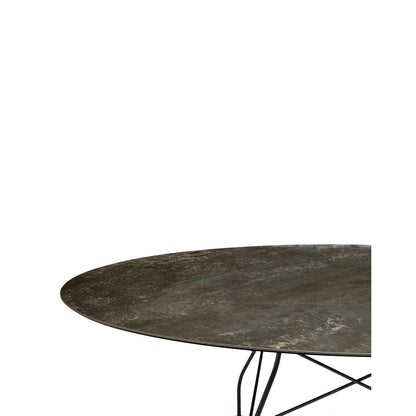 Glossy Oval Dining Table