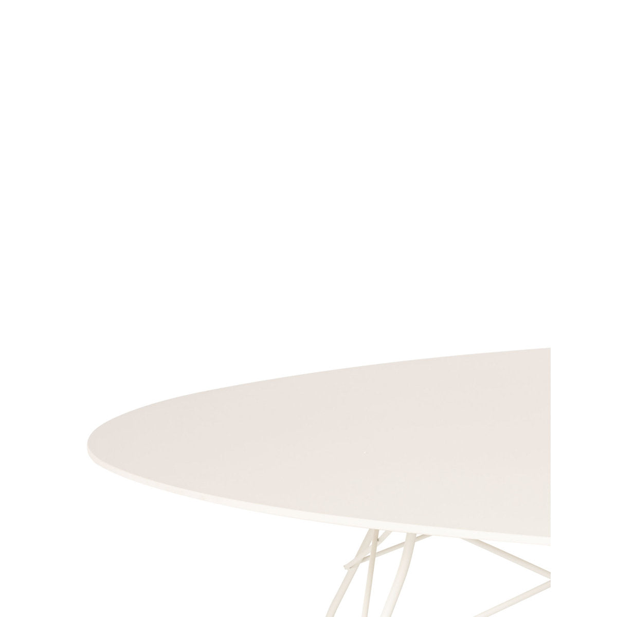 Glossy Oval Dining Table
