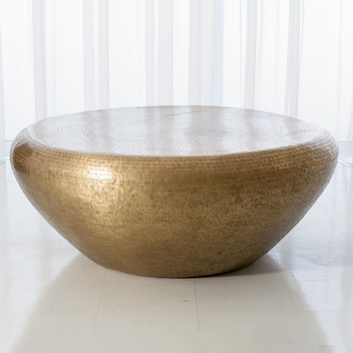 Goa Cocktail Table-Antique Brass