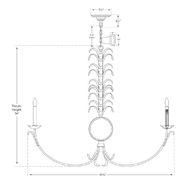 Gramercy 8 - Light Chandelier