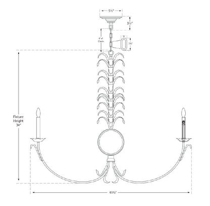 Gramercy 8 - Light Chandelier