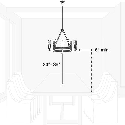 Gramercy 8 - Light Chandelier