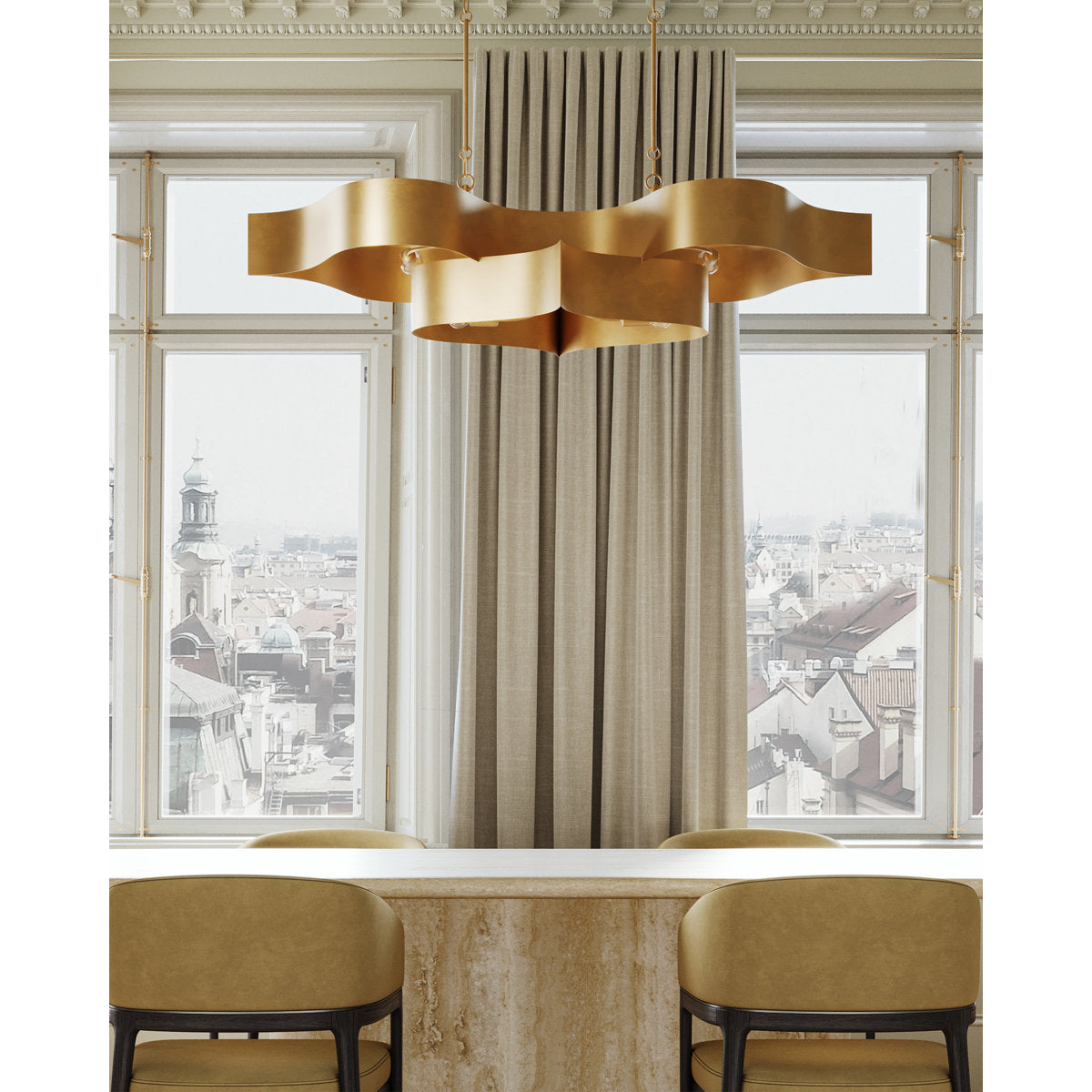 Grand Lotus 6 - Light Chandelier
