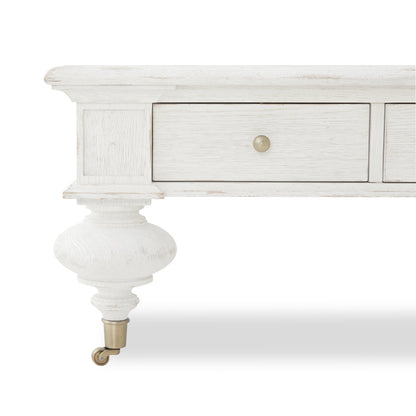 Grand Oak Cocktail Table - White