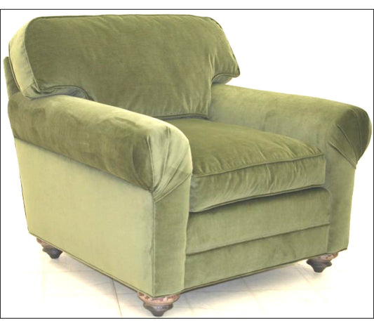 Grandma Sisk's Armchair Chair with Ottoman