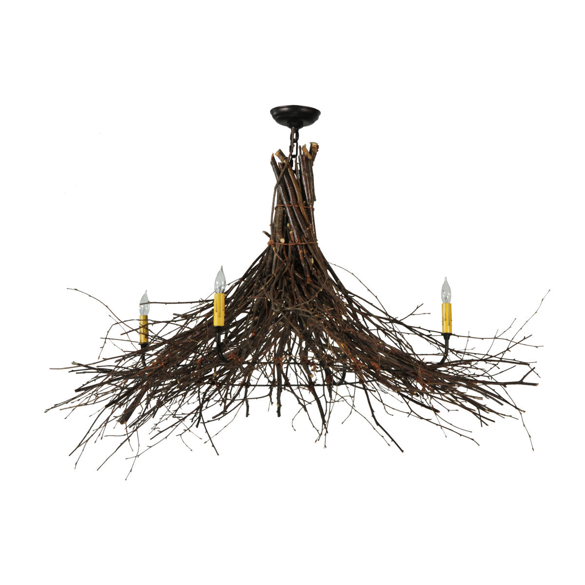 Greenbriar Oak 4 - Light Chandelier