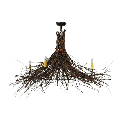 Greenbriar Oak 4 - Light Chandelier
