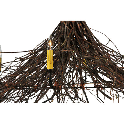 Greenbriar Oak 4 - Light Chandelier