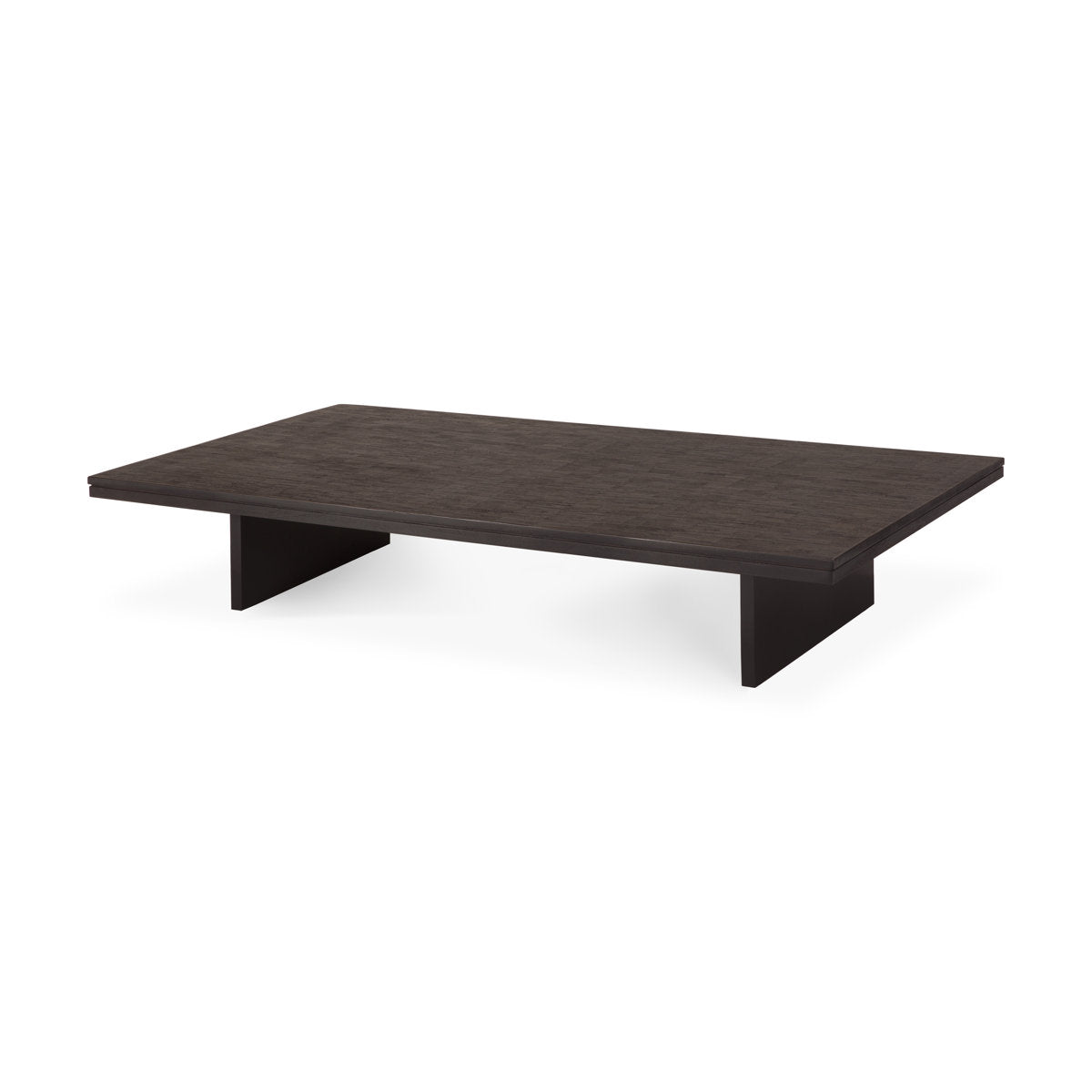 Grooves Solid Wood Coffee Table