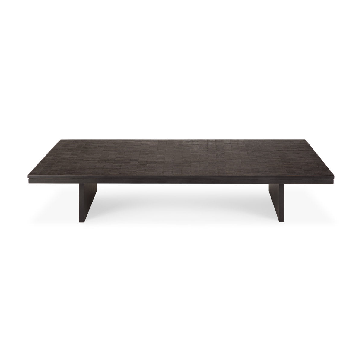 Grooves Solid Wood Coffee Table