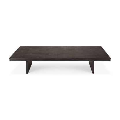 Grooves Solid Wood Coffee Table