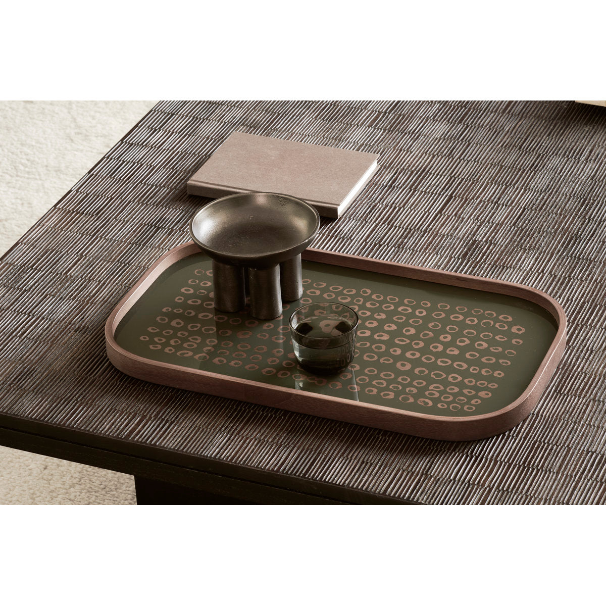 Grooves Solid Wood Coffee Table