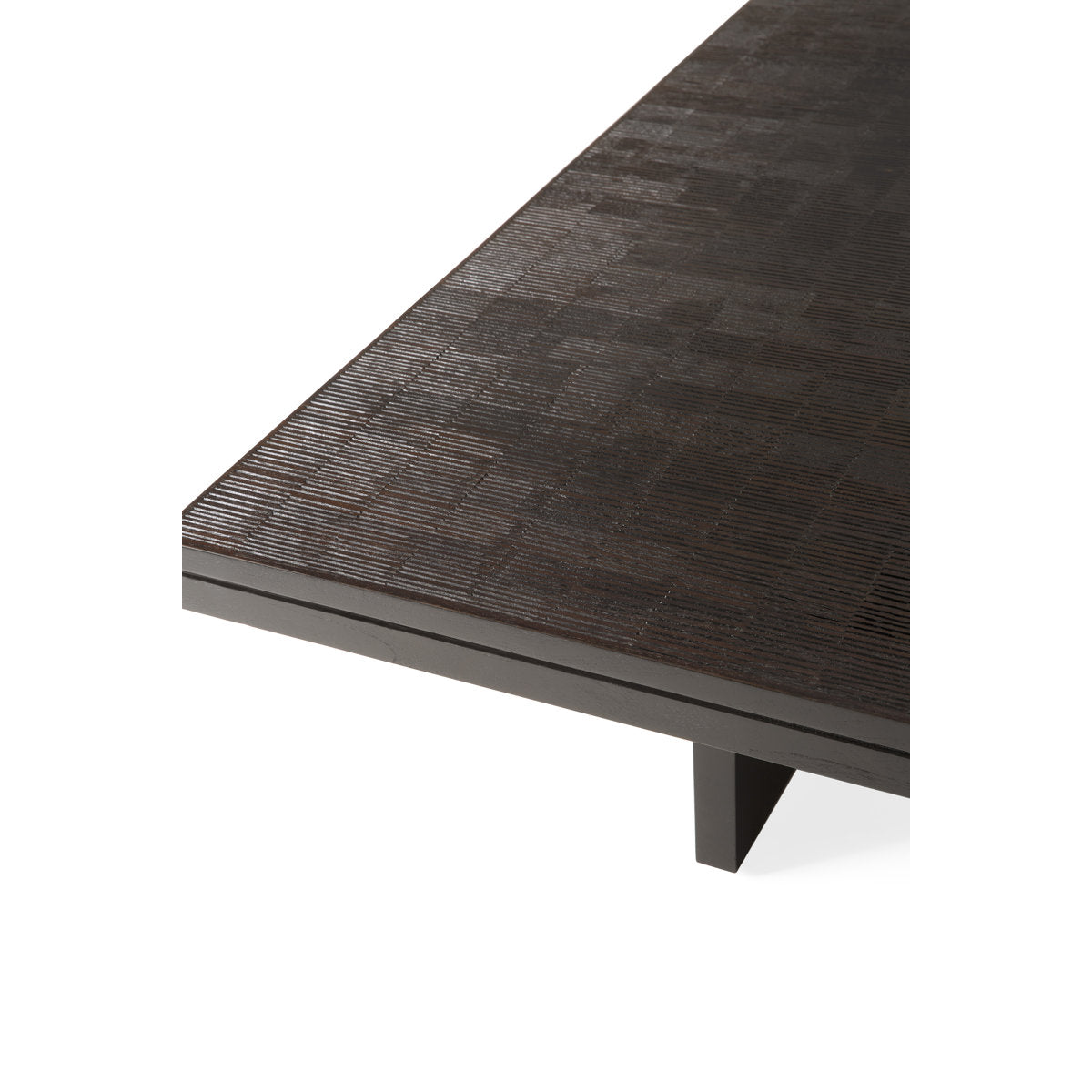 Grooves Solid Wood Coffee Table
