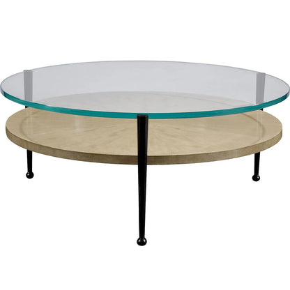 Hable庐 Glass Cocktail Table
