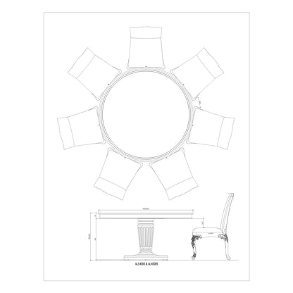 Haddon Round Dining Table