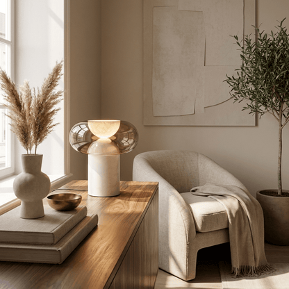 Halo Alabaster Table Lamp