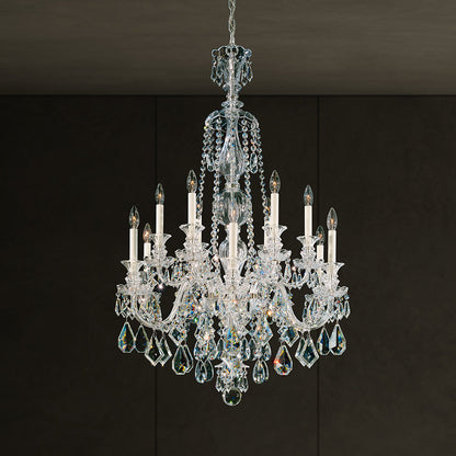Hamilton 12 - Light Glass Chandelier