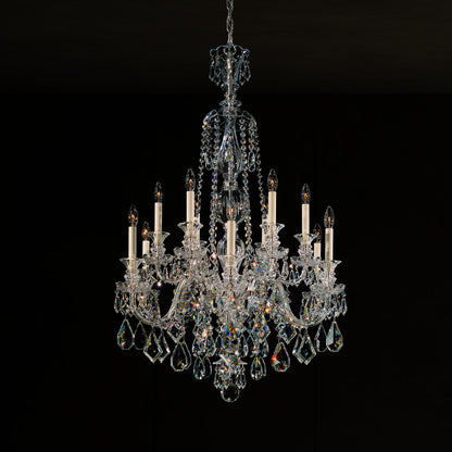 Hamilton 12 - Light Glass Chandelier