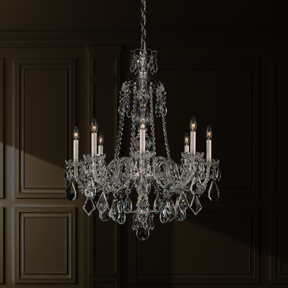 Hamilton 8 - Light Glass Chandelier