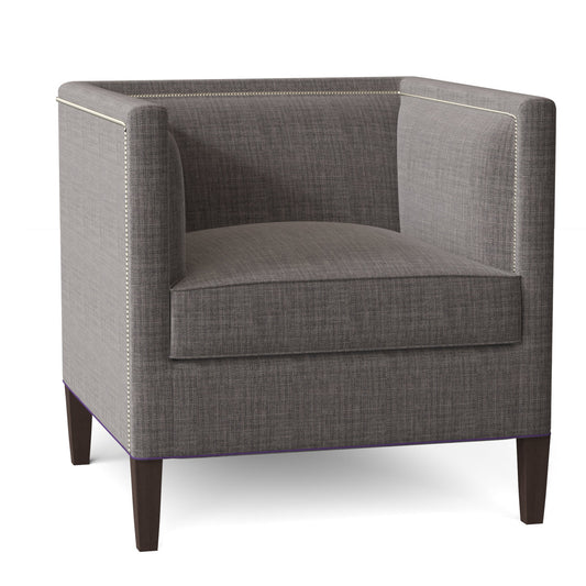 Hamilton Armchair Chair with Ottoman